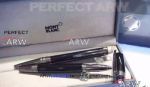 Perfect Replica AAA Mont blanc Starwalker Pen Black Barrel Silver Clip Rollerball